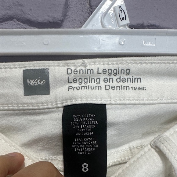 NEW Elegant Cream Skinny Jeans for Women size 8 - Picture 2 of 8